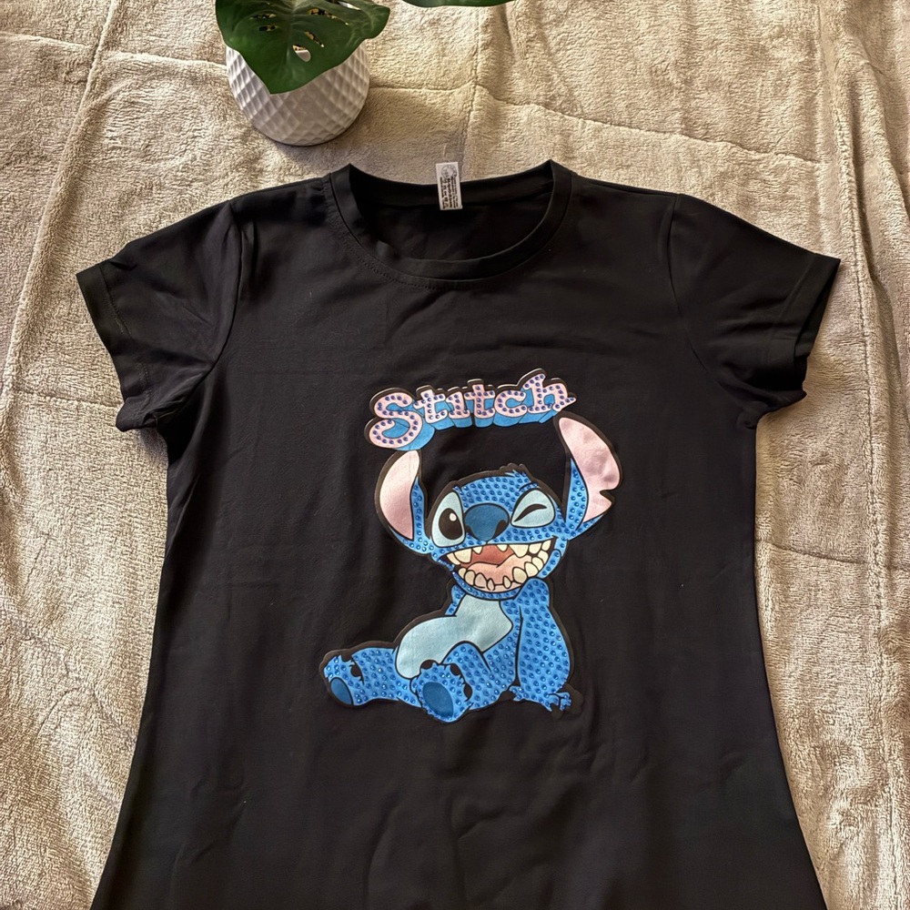 Black Custom Stitch Design Shirt